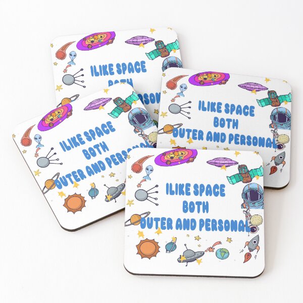 Item preview, Me encanta el espacio exterior y los animales espaciales. designed and sold by shopanimeartist.