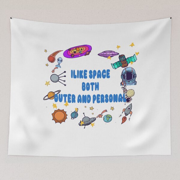 Item preview, Me encanta el espacio exterior y los animales espaciales. designed and sold by shopanimeartist.
