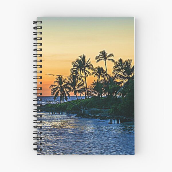 Item preview, sunset and palm trees designed and sold by IsidorArt.