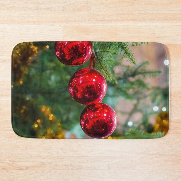 Item preview, Red Trio Of Christmas Baubles designed and sold by Darren Wilkes.