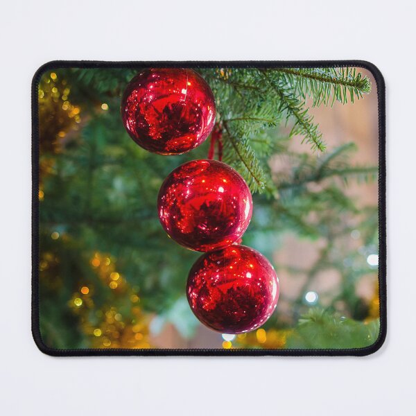 Item preview, Red Trio Of Christmas Baubles designed and sold by Darren Wilkes.