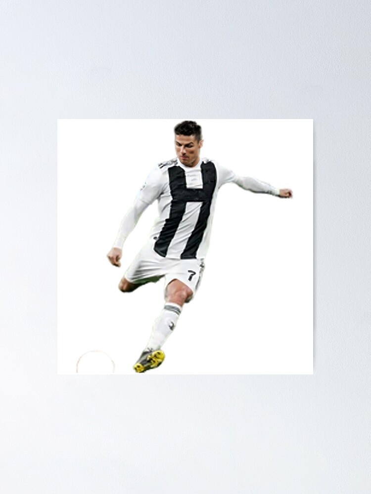 CR7 Wall Art Cristiano Ronaldo Canvas Poster Juventus FC Sports Soccer  Poster