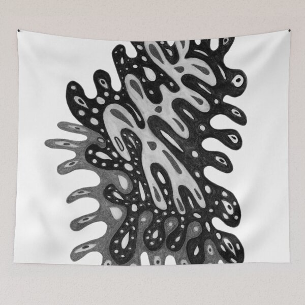 Item preview, Cellular Creation. Meditative iFi Art. Stress and Pain Free with MYT3H. Black. White. Yin. Yang. designed and sold by DrIngridCa.