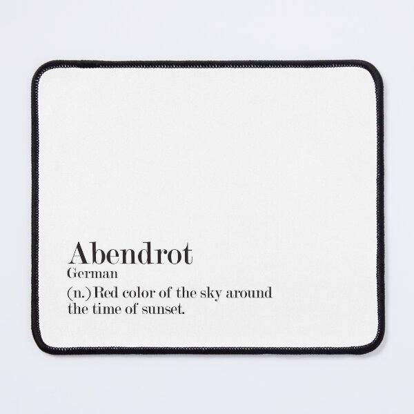Item preview, Abendrot - German - Beautiful Word Definition designed and sold by Zooone.