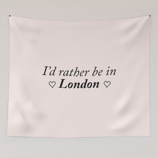 Item preview, I'd rather be in London designed and sold by kassiopeiia.