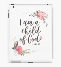 Ich bin ein Kind Gottes iPad-Hülle & Klebefolie