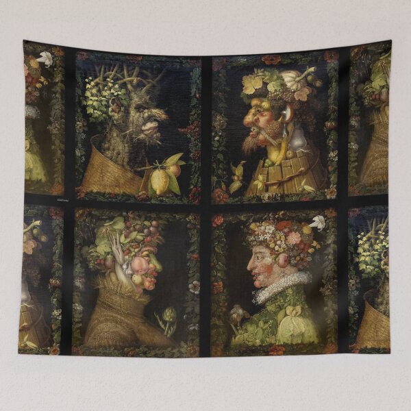 Item preview, The Four Seasons Arcimboldo designed and sold by Weston  Westmoreland.