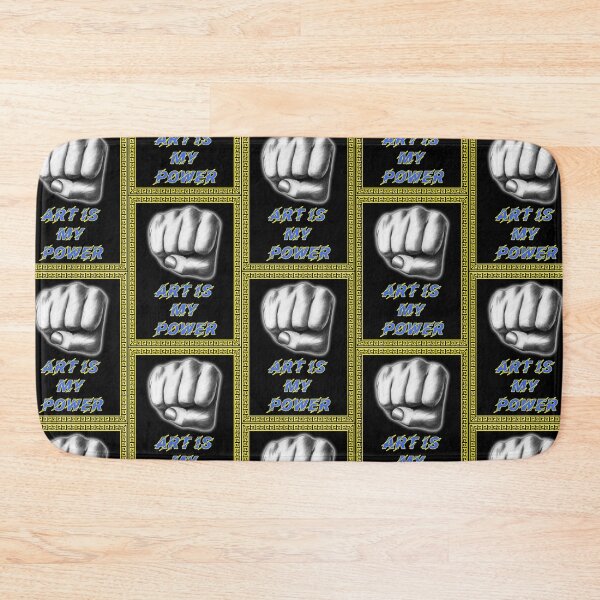 Item preview, 'Art is My Power' Raised Fist Design - Artist Inspirational Quotes designed and sold by Ridiculam Toga.