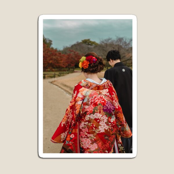 Kimono Bride Magnet
