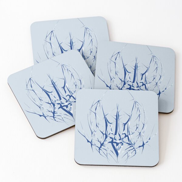 Item preview, Ukraine National Symbol - Tryzub Ukraine in 3D blue designed and sold by Itsdomd.