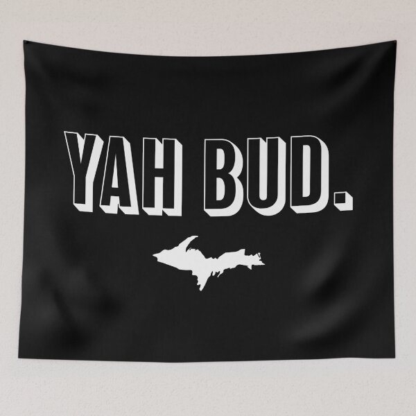 Item preview, YAH BUD White designed and sold by Elyse Boardman.