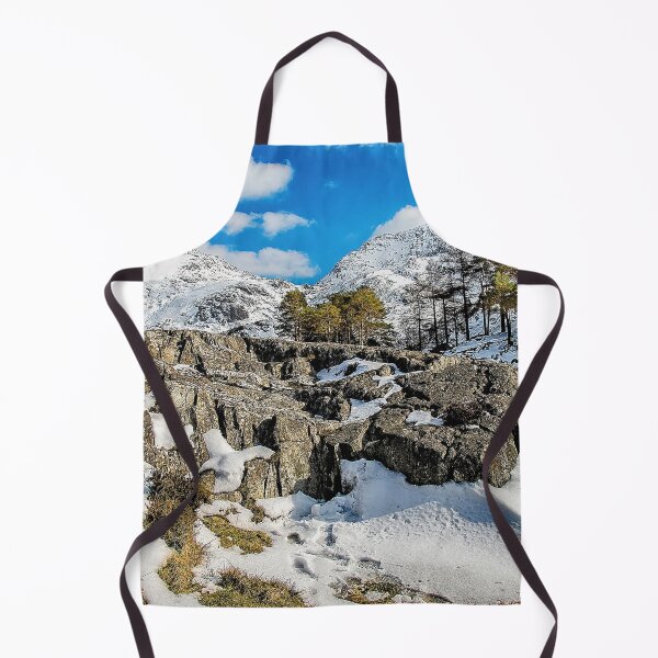 Item preview, Snow On Tryfan Mountain Snowdonia Wales designed and sold by Darren Wilkes.