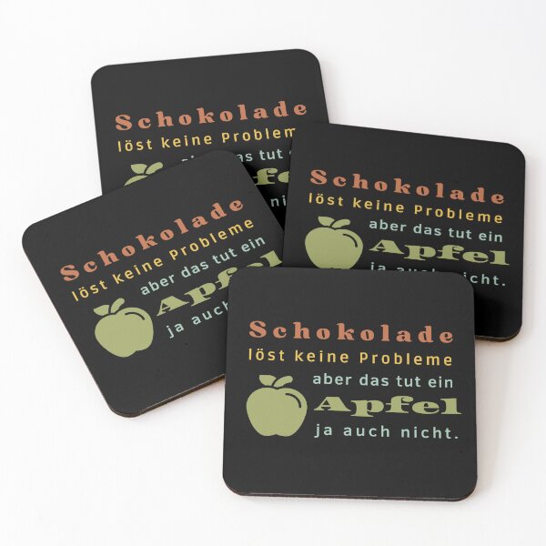 Item preview, Chocolate doesn't solve problems designed and sold by Bernd Friese.