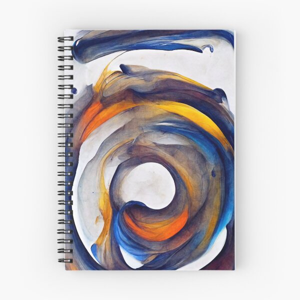 Item preview, Abstract minimalist vortex watercolour style  designed and sold by LunarSeaArt.