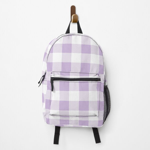 Item preview, Pastel Purple and White Buffalo Plaid Pattern designed and sold by starrylite.