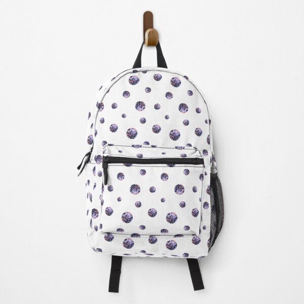 Item preview, Water Lily Abstract Dots Pattern in Lilac, Purple and Green for Modern Home Decor designed and sold by GalleryNora.