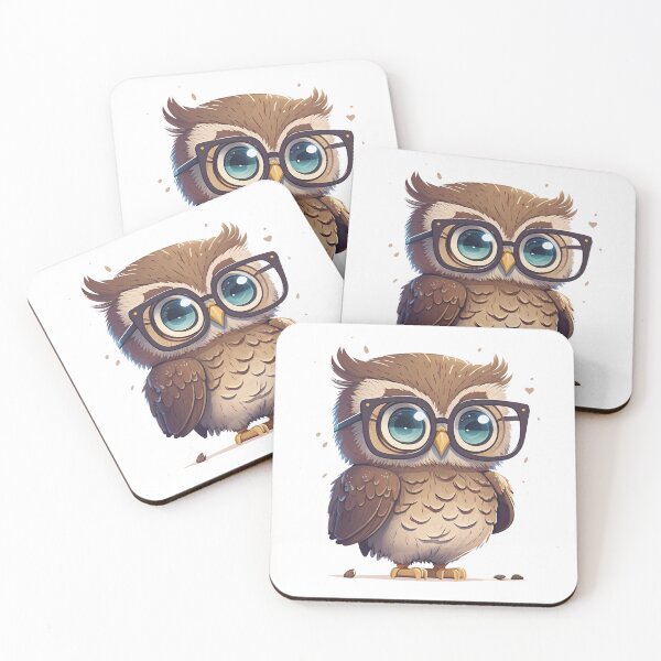 Item preview, owl bird with sunglass designed and sold by Print Punk ⭐⭐⭐⭐.