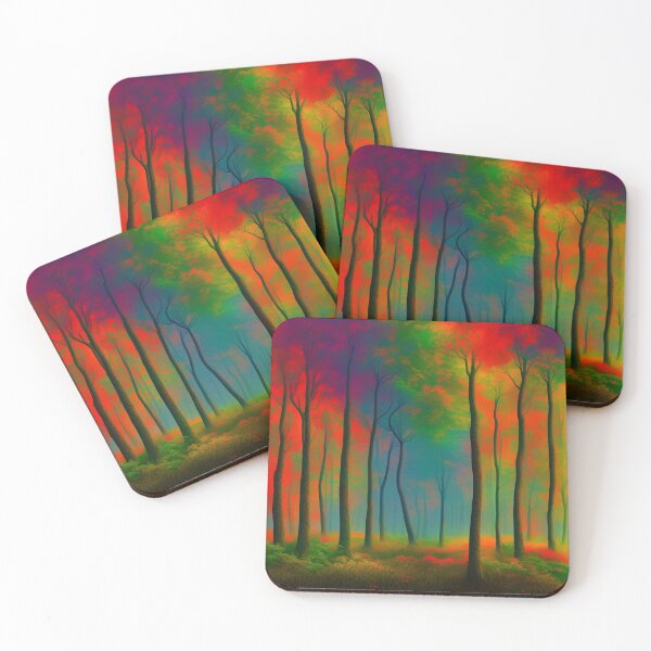 Item preview, Colorful autumn forest designed and sold by brandway.