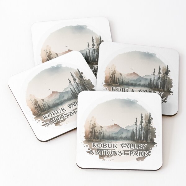 Item preview, Kobuk Valley National Park Boho Watercolor Circle designed and sold by PikoApparel.