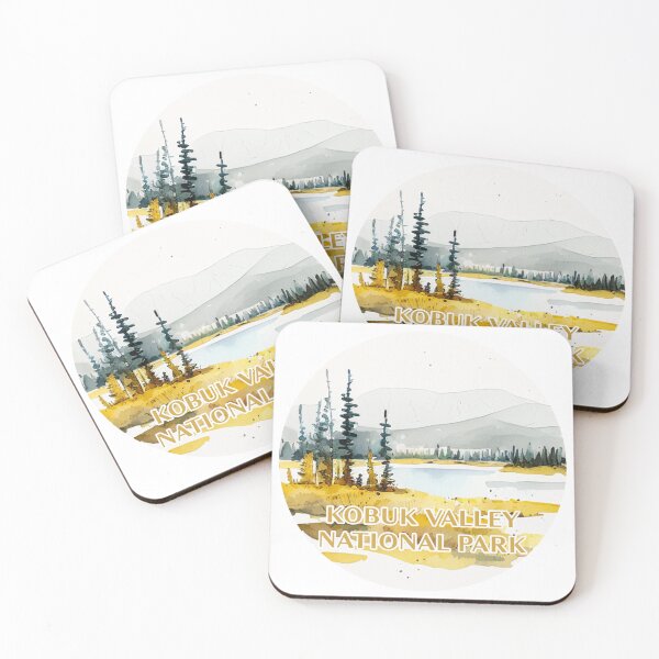 Item preview, Kobuk Valley National Park Boho Watercolor Circle designed and sold by PikoApparel.