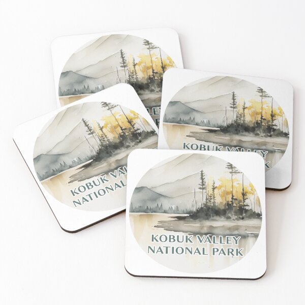 Item preview, Kobuk Valley National Park Boho Watercolor Circle designed and sold by PikoApparel.