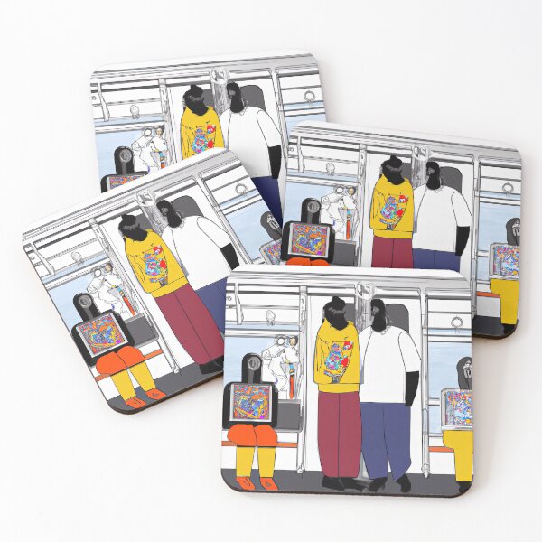 Item preview, New York subway - NYC Subway Modern Art Illustration designed and sold by MayaDelaye.