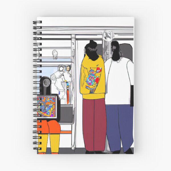 Item preview, New York subway - NYC Subway Modern Art Illustration designed and sold by MayaDelaye.