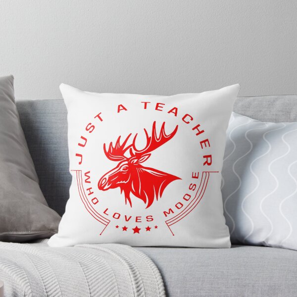 Item preview, just a teacher who loves moose red designed and sold by amersoliman.