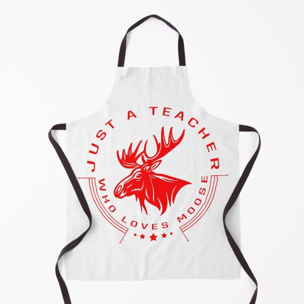 Item preview, just a teacher who loves moose red designed and sold by amersoliman.