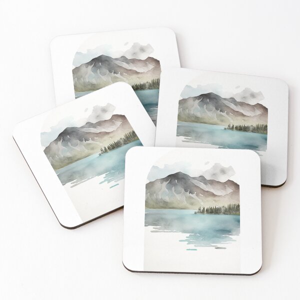 Item preview, Lake Clark National Park Boho Watercolor Arch designed and sold by PikoApparel.