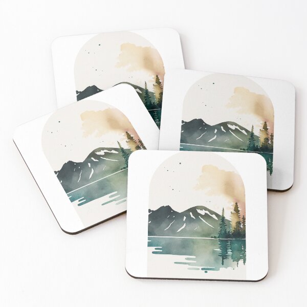 Item preview, Lake Clark National Park Boho Watercolor Arch designed and sold by PikoApparel.