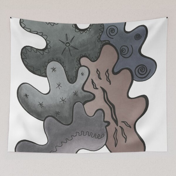Item preview, Relaxing Ornamental Spirits. Meditative iFi Art. Stress and Pain Free with MYT3H. Grey. Deep. Dark. Hidden. designed and sold by DrIngridCa.
