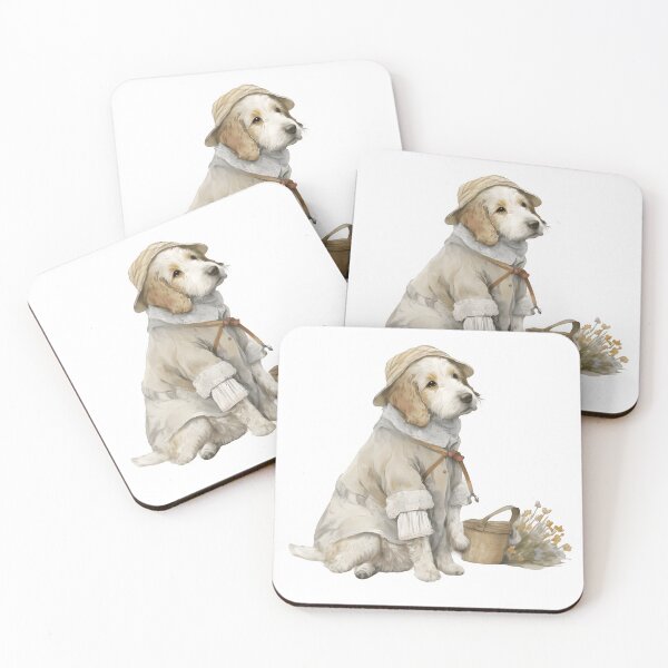 Aperçu de l'œuvre Beatrix Potter (Tasha Tudor) Style Chien en manteau créée et vendue par dzineNJ.
