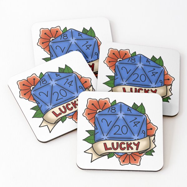 Item preview, ‘Lucky’ D20 Dice Roll designed and sold by Ames-O-Art.