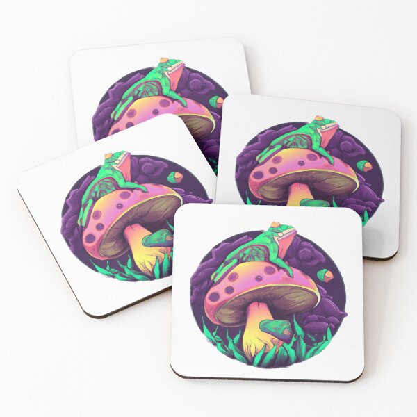 Item preview, Frog on Mushroom Cute Essential designed and sold by PODUNUSUAL.