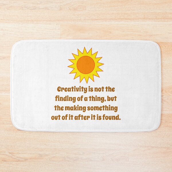 Artikelvorschau, Creativity Is Not The Finding - Creativity Quote entworfen und verkauft von CrankyOldDude.