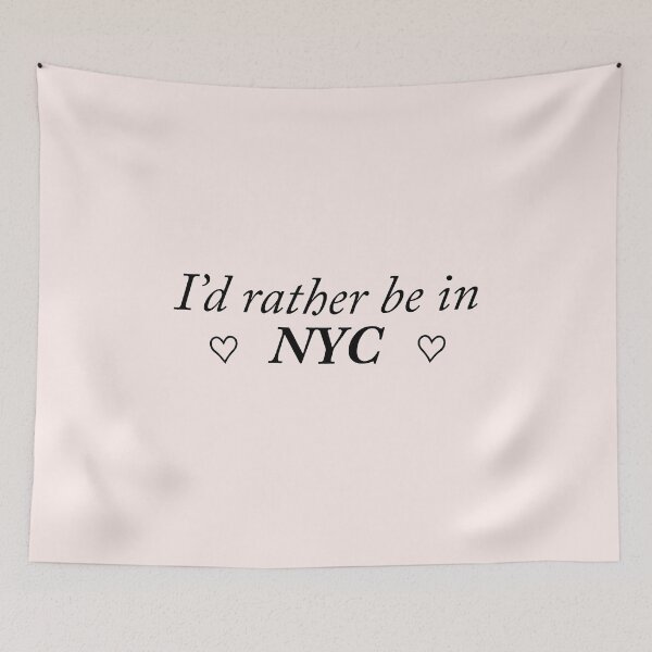 Item preview, I'd rather be in NYC designed and sold by kassiopeiia.