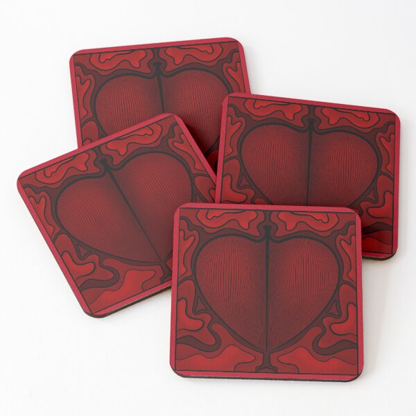 Item preview, Red heart in layers designed and sold by AdamCeko.