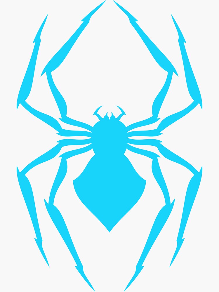 logo Spider Man bleu