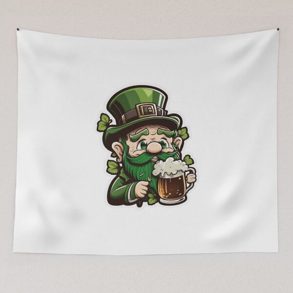 Item preview, Leprechaun Cartoon designed and sold by Pixelperfect1.