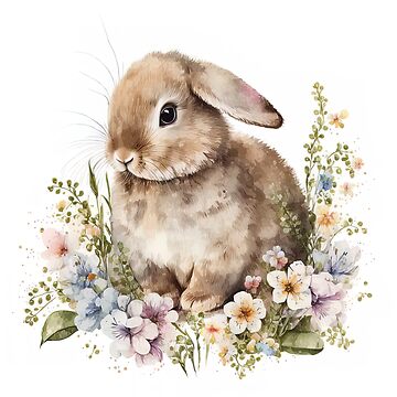 水彩壁絵watercolor“The Chilling Bunny Bunny” bunnynavy_fr_large.jpg?v=