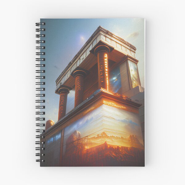 Item preview, "Futuristic Knossos Palace v2" Uncovering the Mystery. An Exploration of Ancient Greek Art and Culture. designed and sold by nicpa-art.
