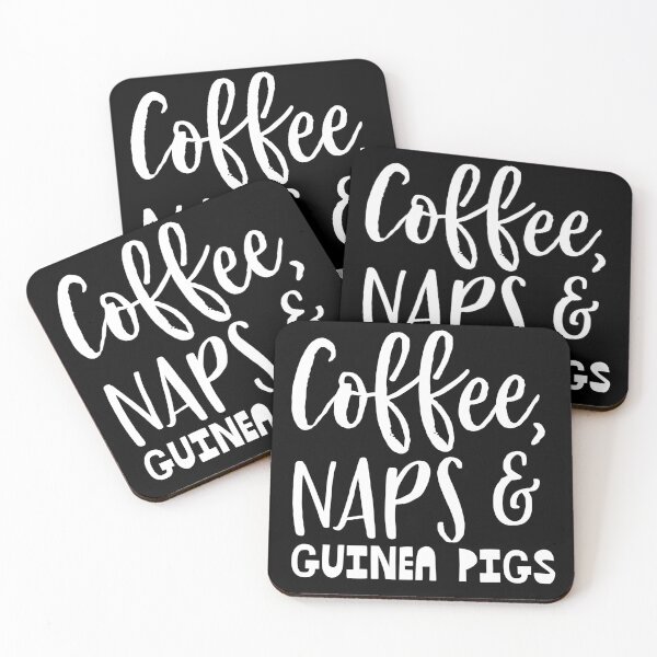 Item preview, Coffee, naps and guinea pigs designed and sold by jazzydevil.