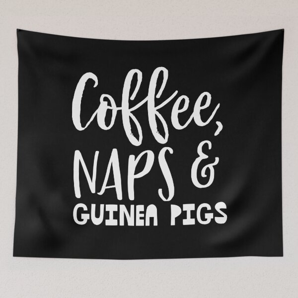 Item preview, Coffee, naps and guinea pigs designed and sold by jazzydevil.