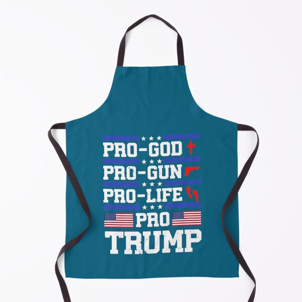 Item preview, Pro-God Pro-Gun Pro-Life Pro Trump American Flag designed and sold by Teacher83.