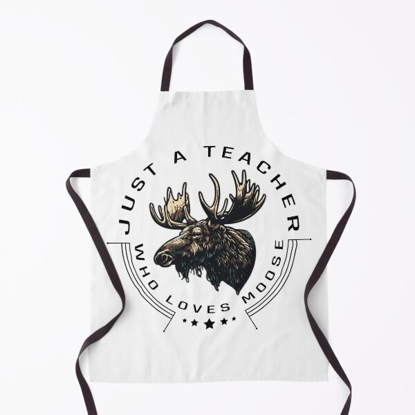 Item preview, just a teacher who loves moose designed and sold by amersoliman.
