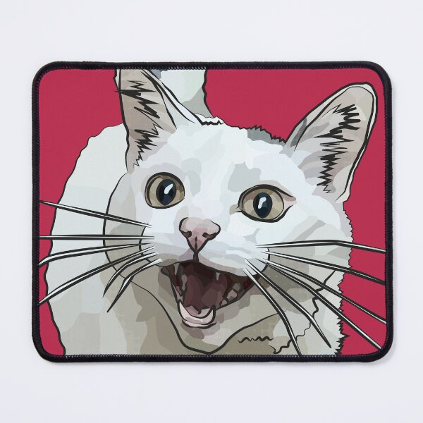 Item preview, White Cat Face by BeeFoxTree designed and sold by BeeFoxTree.