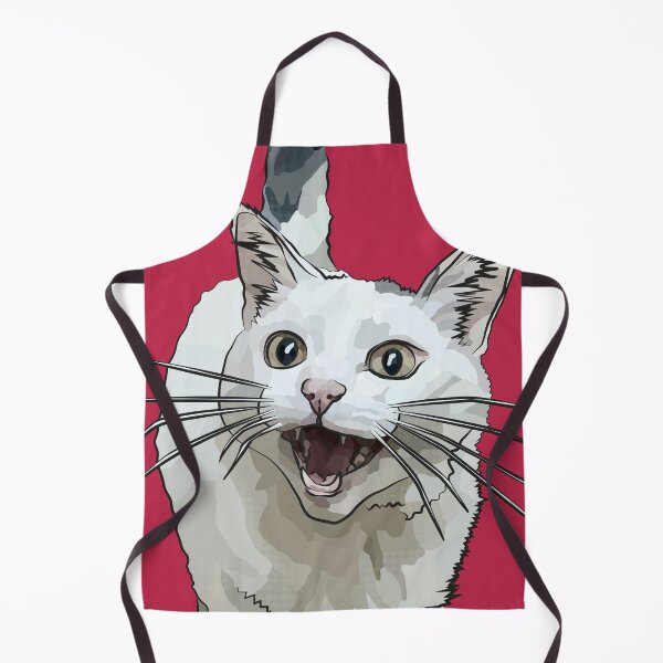 Item preview, White Cat Face by BeeFoxTree designed and sold by BeeFoxTree.
