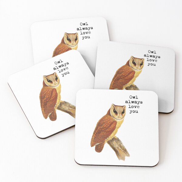 Item preview, owl always love you (white) designed and sold by Madame Memento.