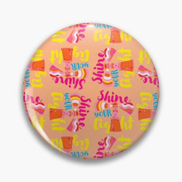 Item preview, Shine your light - peach designed and sold by aniazwaradesign.
